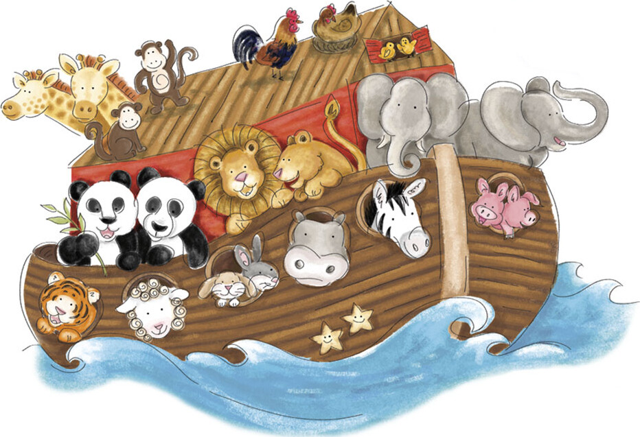 Roommates – Noahs Ark – Wallstickers (rmk2036slm)