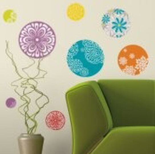 Roommates Wallstickers - Patterned Dots Peel (rmk1707scs)