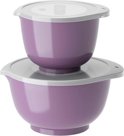 Rosti - Margrethe Røreskåle Sæt Med Låg - 1,5 + 3 L - Lavendel