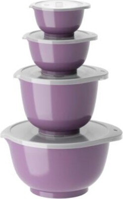 Rosti - Margrethe Skålesæt Med Låg - 8 Dele - Lavendel
