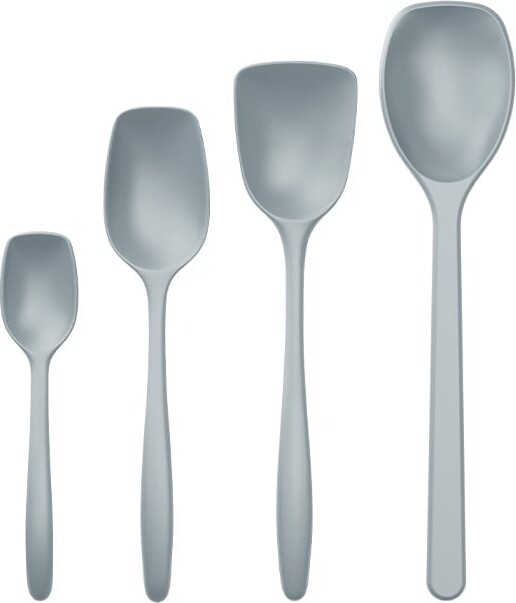 Rosti - Grydeskesæt - Støvet Blå - 4 Dele