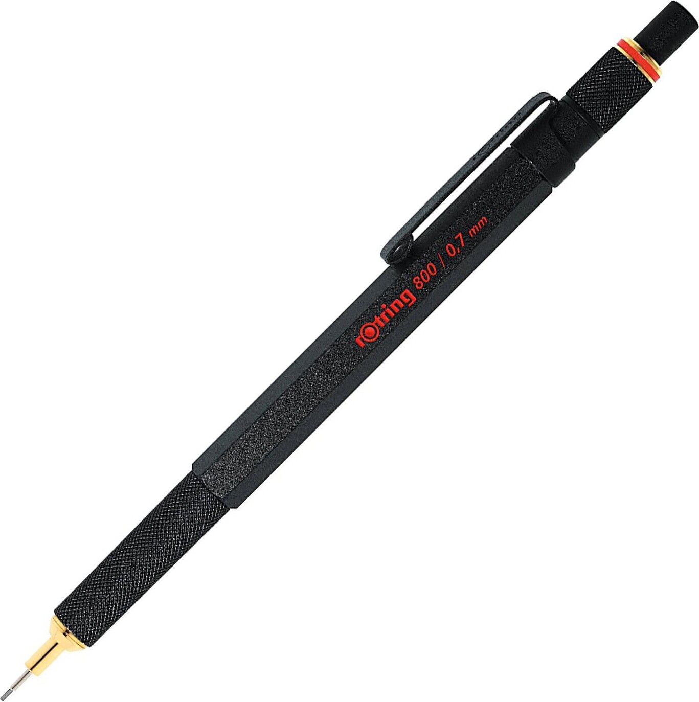 Rotring - 800 Stiftblyant - Sort - 0.7 Mm