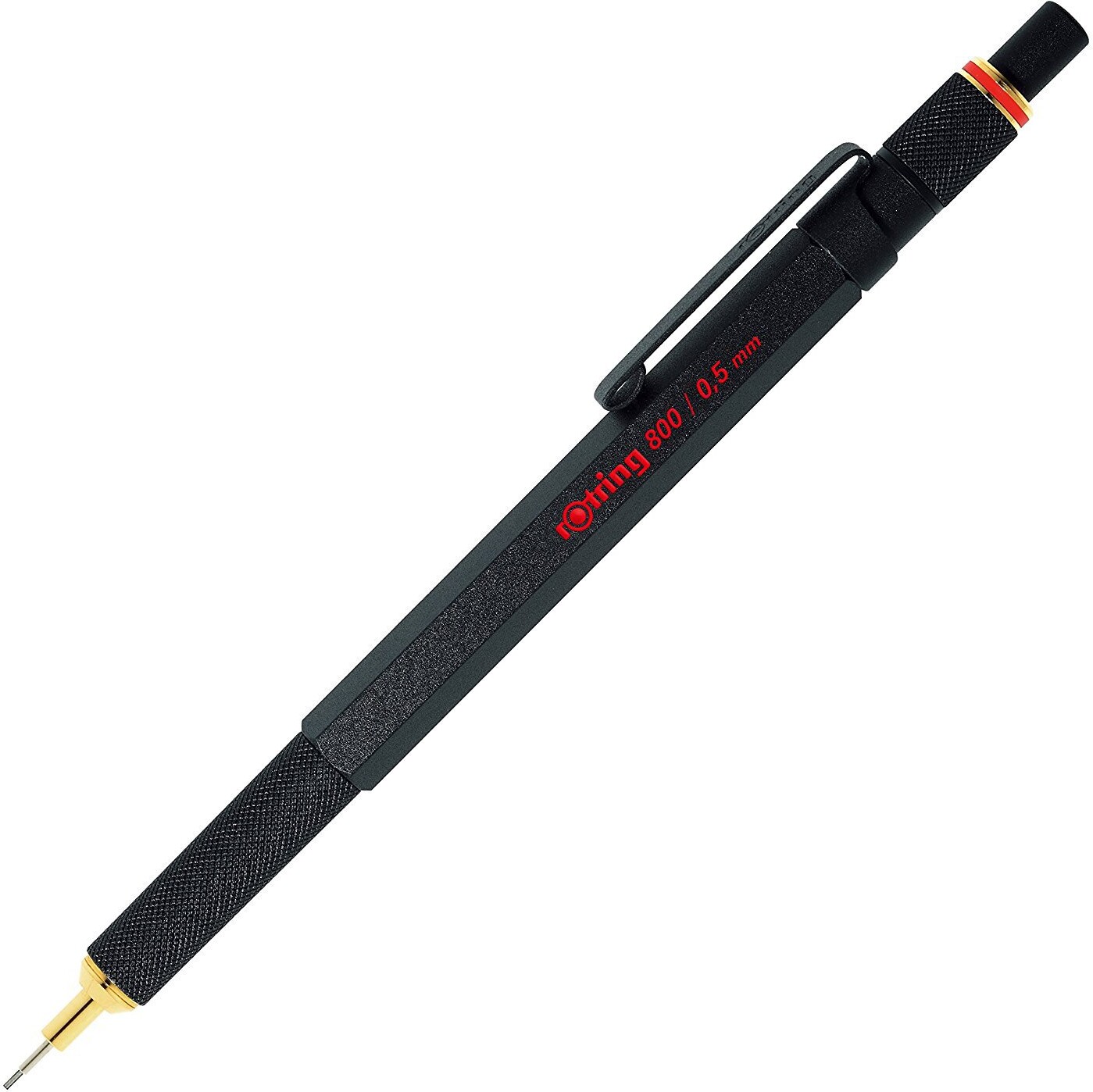 Rotring - 800 Stiftblyant - Sort - 0,5 Mm