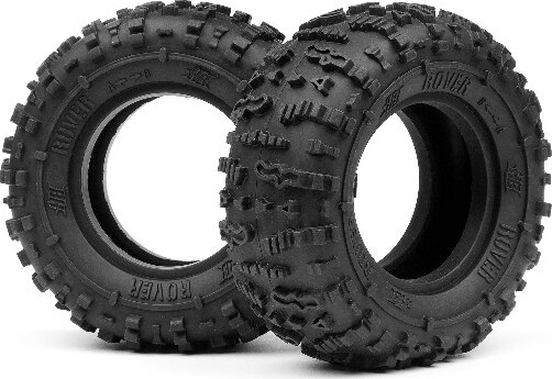 Billede af Rover 1.9 Tire (red/rock Crawler/2pcs) - Hp67913 - Hpi Racing