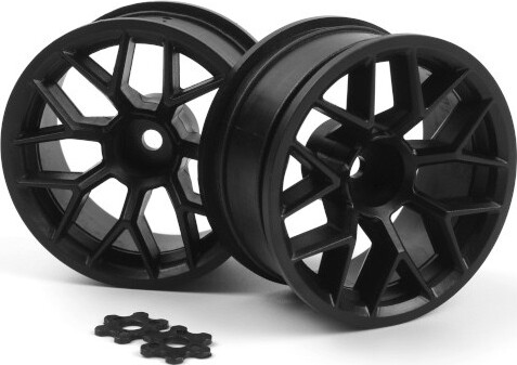 Rtr Wheel 26mm Black (9mm Offset/2pcs) - Hp160368 - Hpi Racing