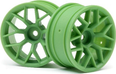 Rtr Wheel 26mm Green (6mm Offset/2pcs) - Hp112811 - Hpi Racing