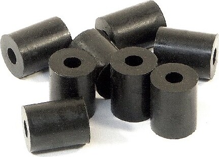 Rubber Tube 3 X 8 10mm (shaped/black/8pcs) - Hp87058 - Hpi Racing