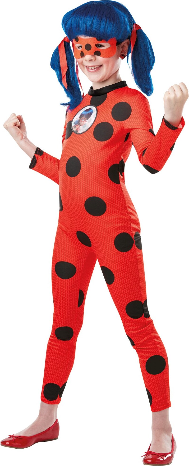 Miraculous Ladybug Kostume Til Børn - 5-6 år - Rubies