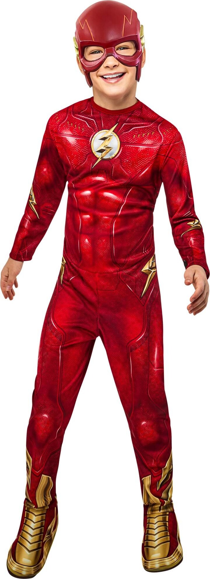 The Flash Kostume Til Børn - Dc Comics - 7-8 år - Rubies