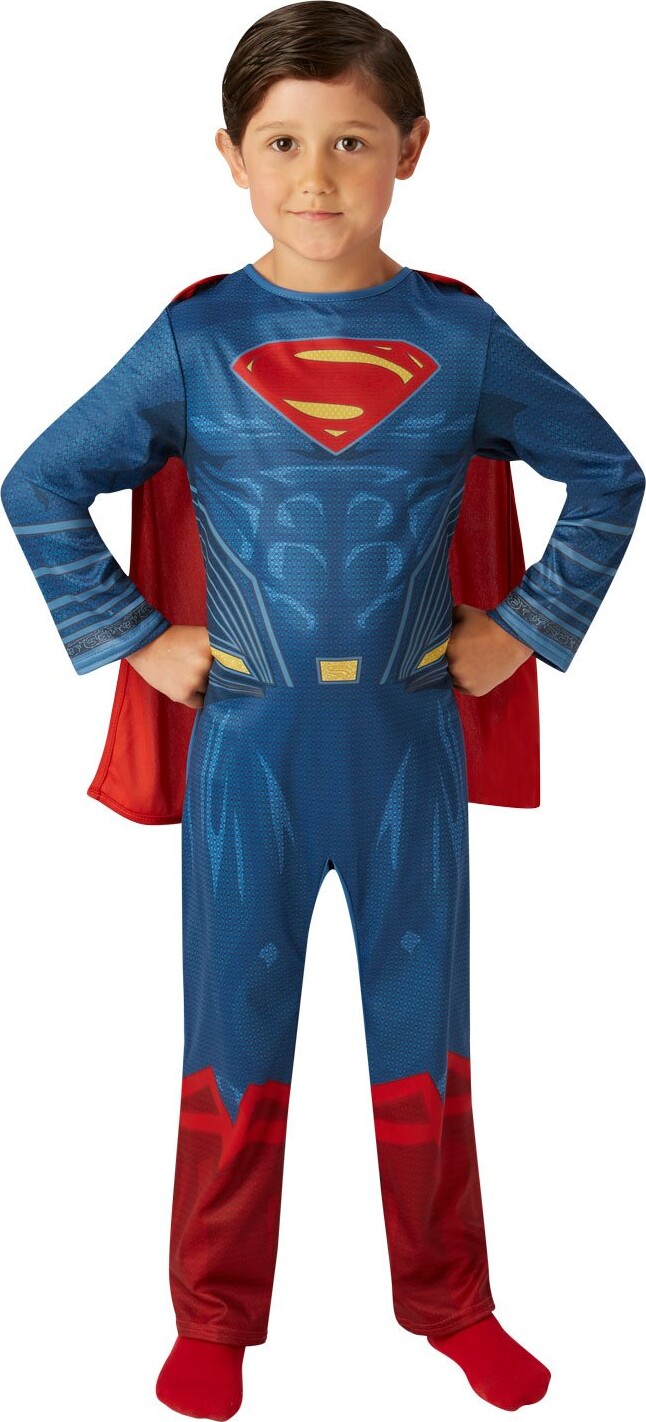 Se Superman Kostume Til Børn - Dc Comics - 128 Cm - Rubies hos Gucca.dk