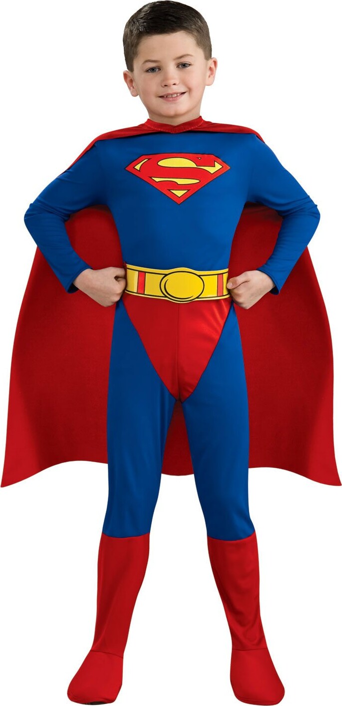 Se Superman Kostume Til Børn - Dc Comics - 132 Cm - Rubies hos Gucca.dk