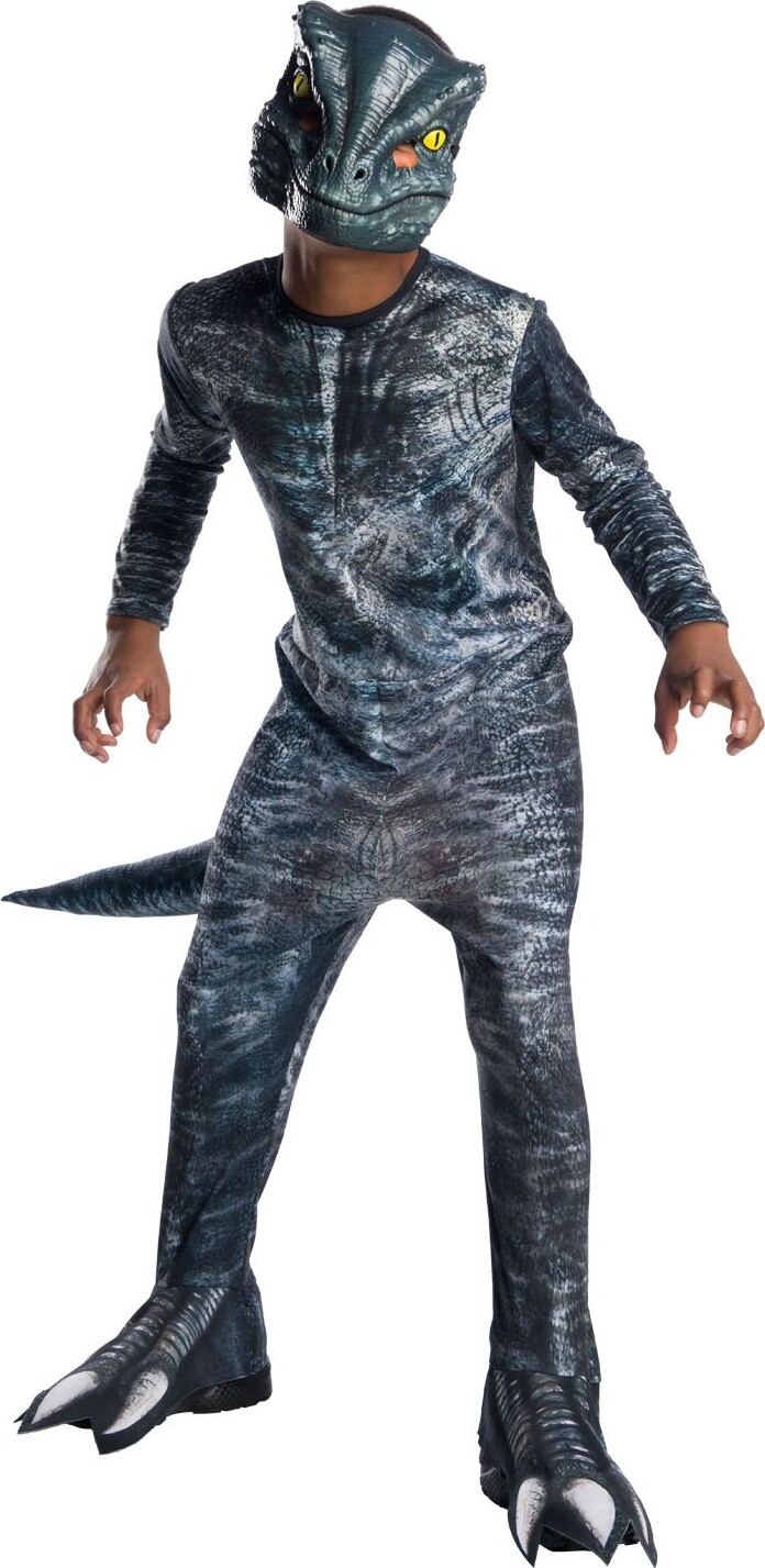 Jurassic World Kostume Til Børn – Blue Velociraptor – 104 Cm