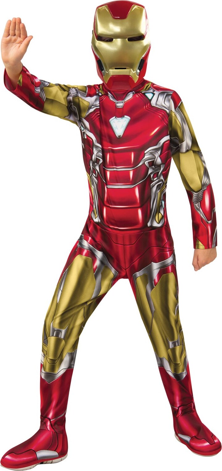 Iron Man Kostume Til Børn - Marvel Avengers - 128 Cm