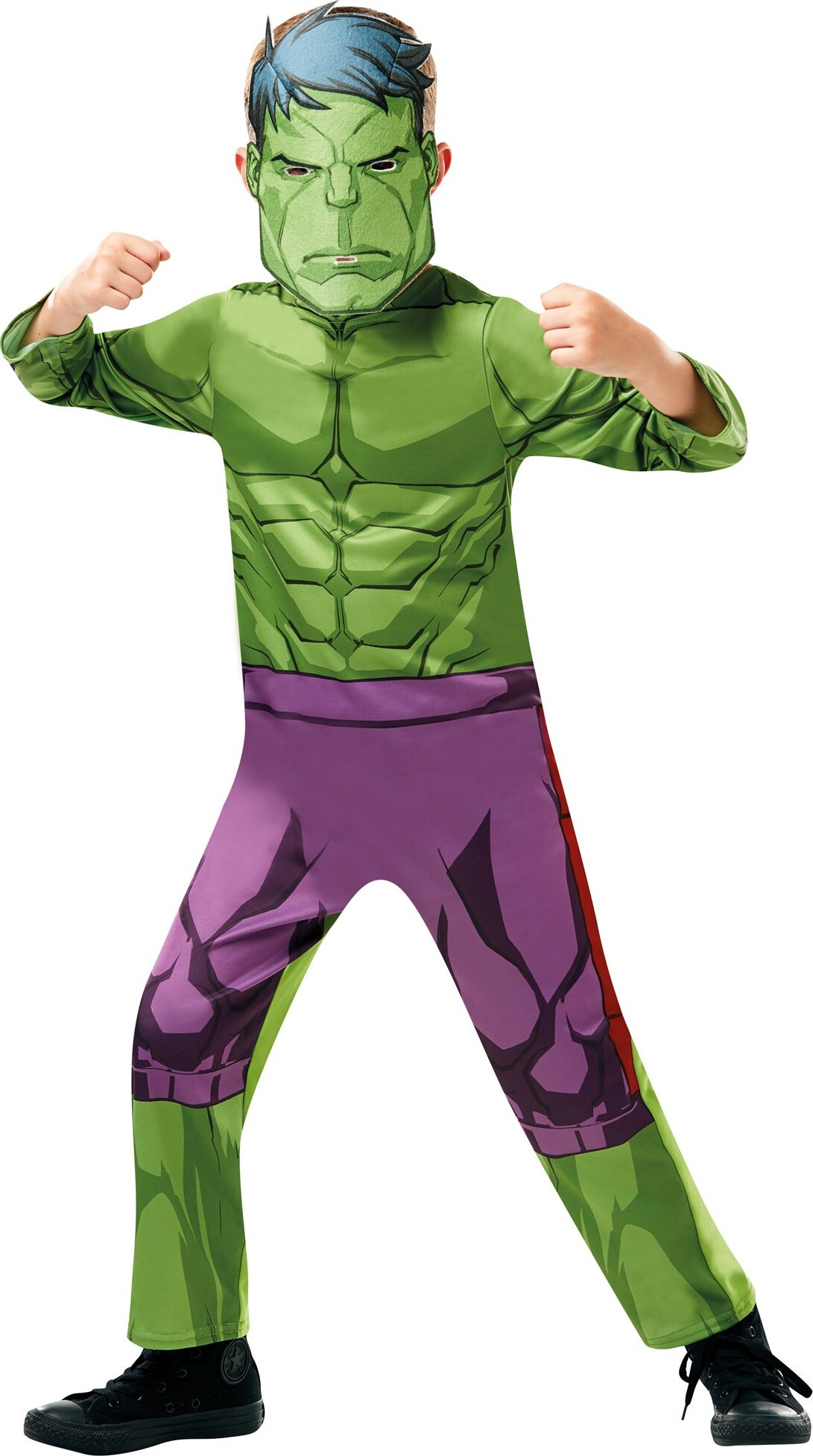 Billede af Hulk Kostume Til Børn - Marvel - Rubies - 104 Cm