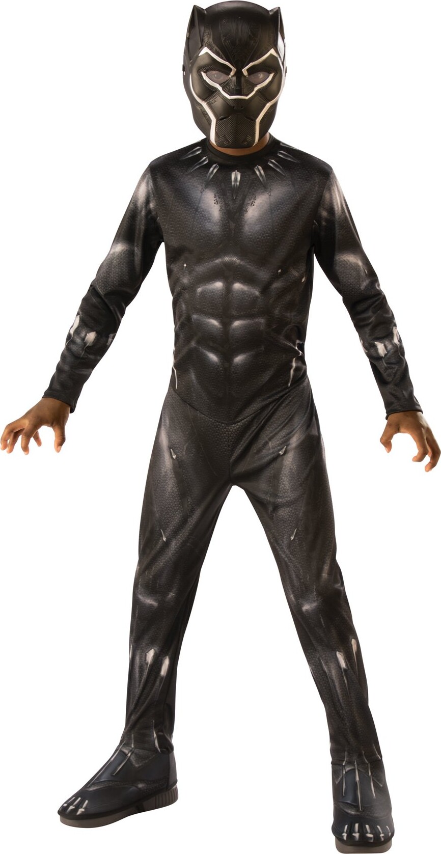 Billede af Black Panther Kostume Til Børn - Marvel - 116 Cm - Rubies