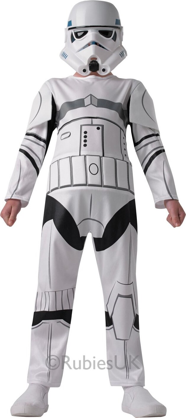 4: Stormtrooper Kostume / Udklædning - 5-6 år - Rubies