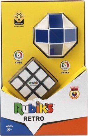 Rubiks - Cube Duo Pakke - Retro Snake Og Cube 3 X 3