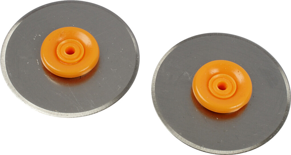 Fiskars - Rotary Blades - Rulleblad Til Rulleskæremaskine - ø 28 Mm - 2 Stk - 9907