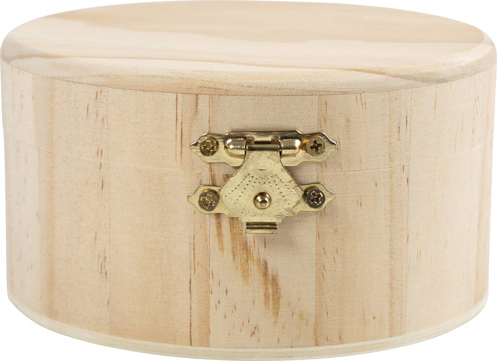 Rund æske - H 6 Cm - ø 11 Cm - 1 Stk.