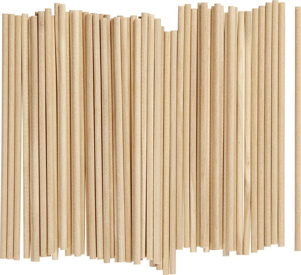 Rundstok - L 15 Cm - ø 4 Mm - 100 Stk.