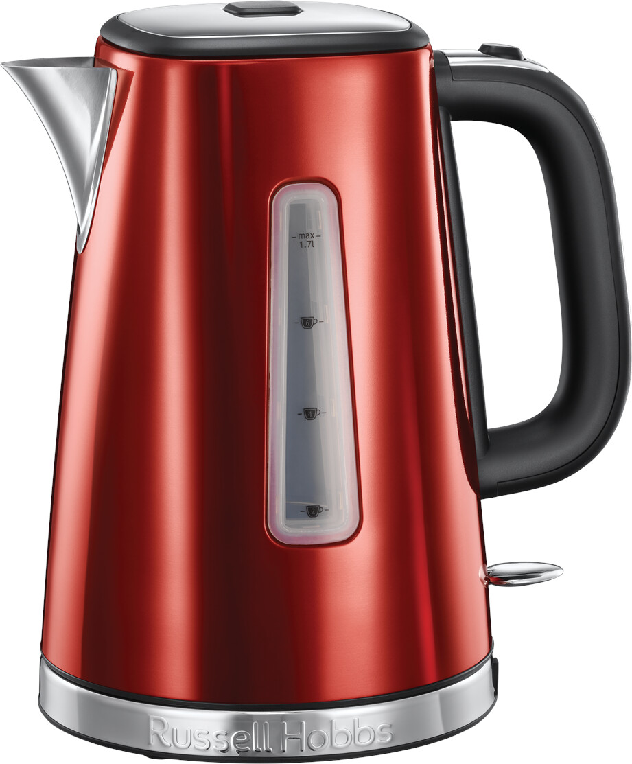 Russell Hobbs - Elkedel - Ledningsfri - Luna - 1,7 L - Rød