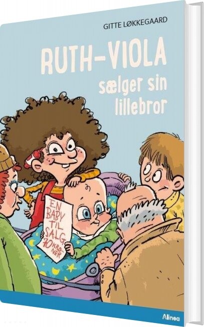 Billede af Ruth-viola Sælger Sin Lillebror - Blå Læseklub - Gitte Løkkegaard - Bog
