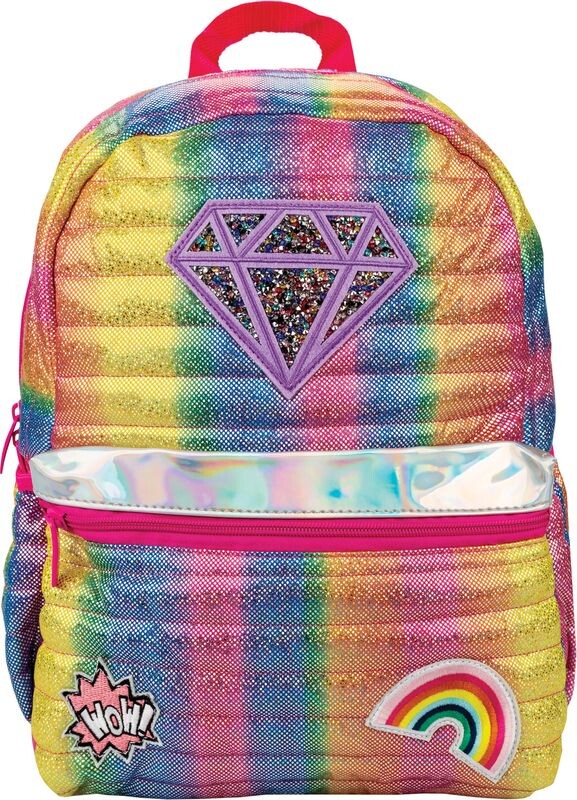 Centrum - Diamant Rygsæk Til Børn - Regnbuefarver