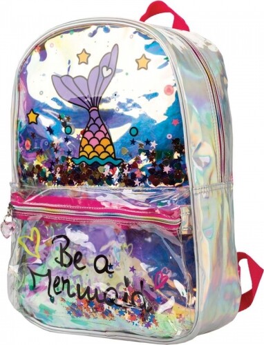 Centrum - Havfrue Rygsæk Til Børn - Be A Mermaid - Pink Blå