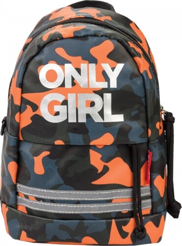 Centrum - Orange Camo Rygsæk Til Børn - Only Girl