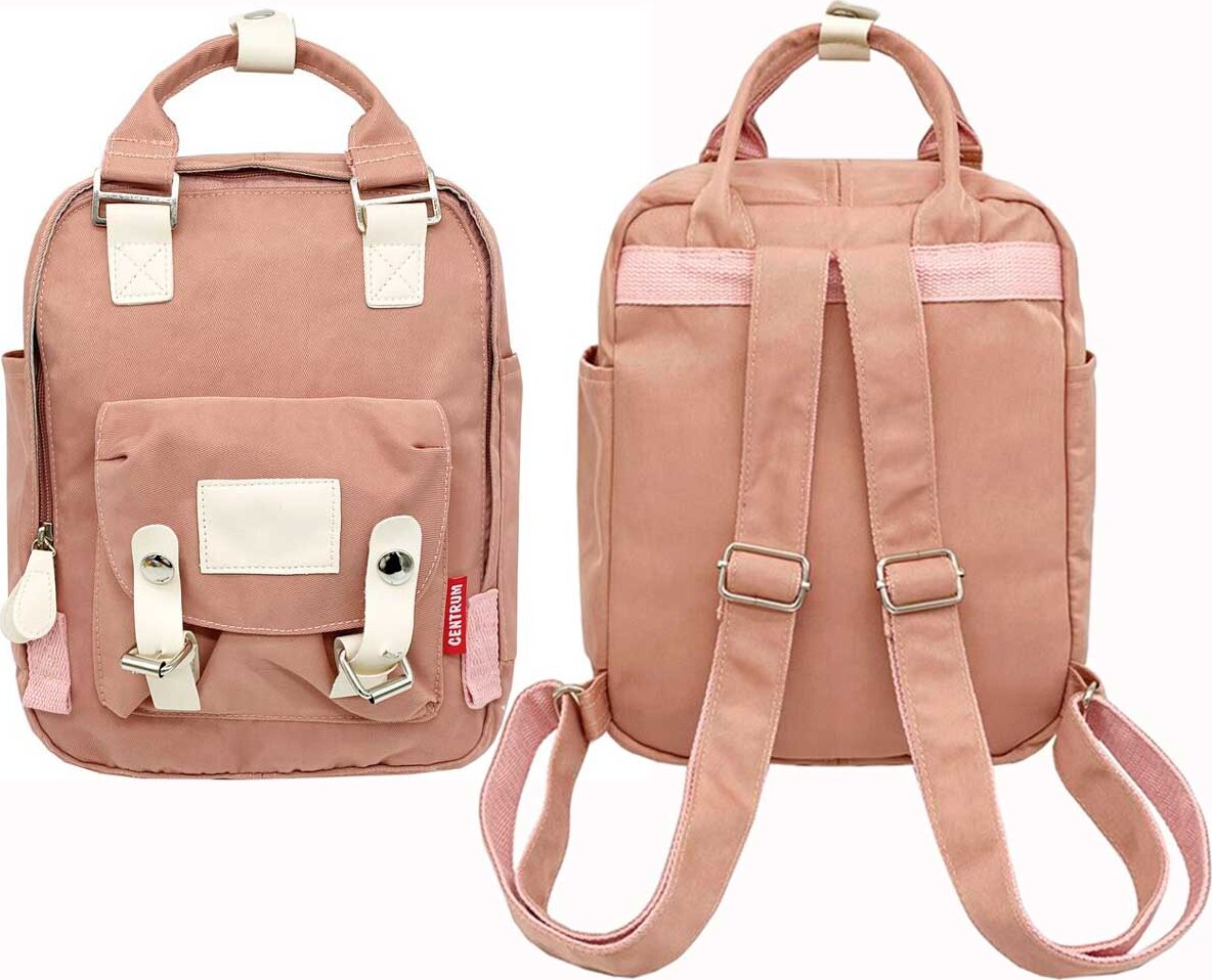 Centrum - Brun Rygsæk Til Teenager - 28x22x9 Cm