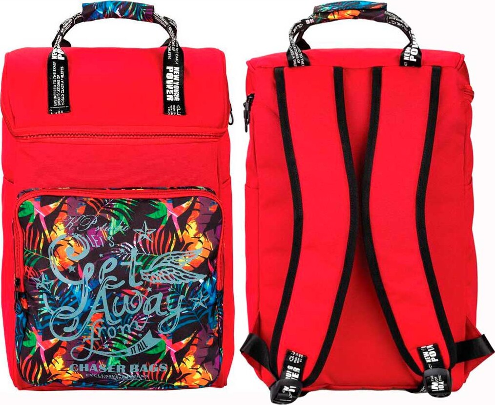 Centrum - Rød Rygsæk Til Teenager - Get Away From It All