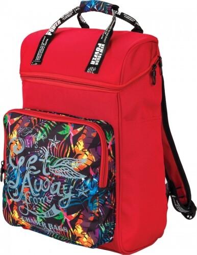 Centrum - Rød Rygsæk Til Teenager - Get Away From It All