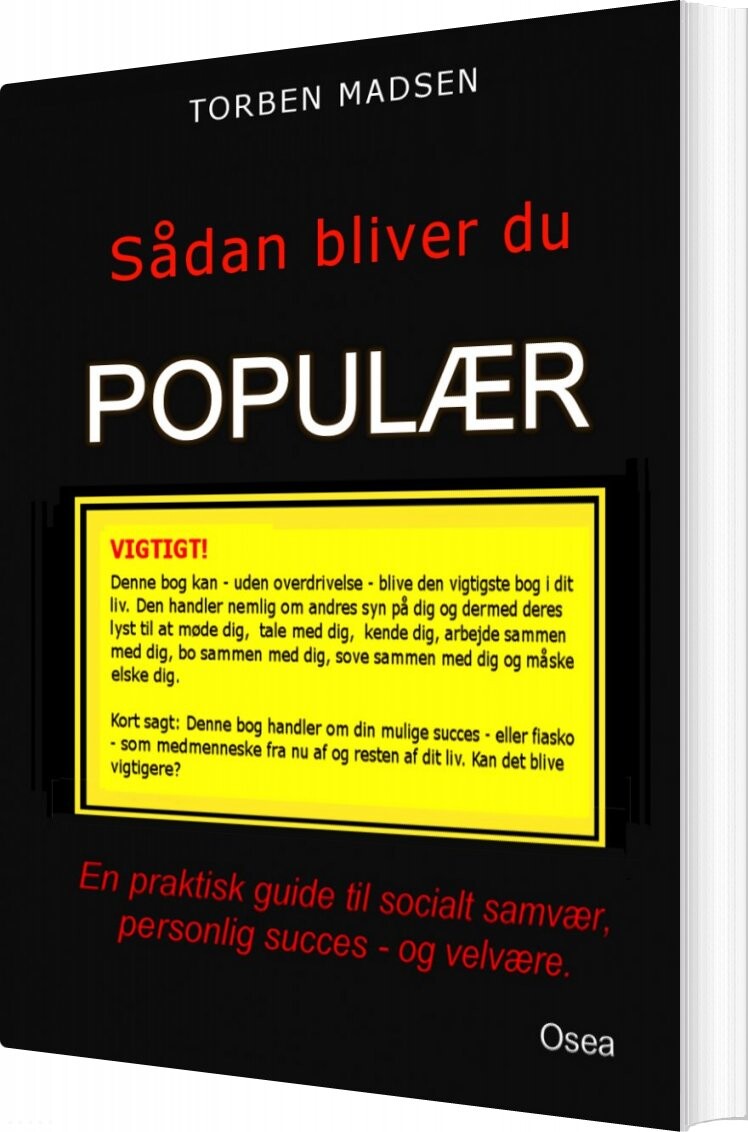 Billede af Sådan Bliver Du Populær - Torben Madsen - Bog