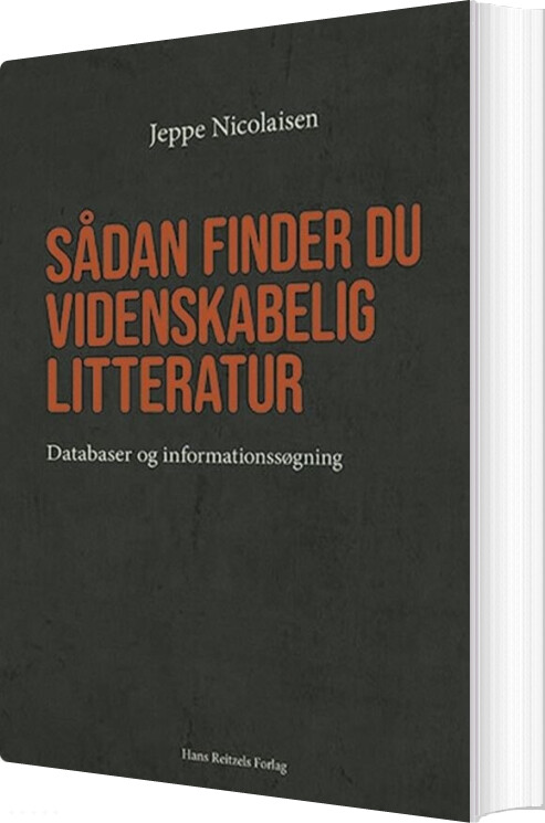Billede af Sådan Finder Du Videnskabelig Litteratur - Jeppe Nicolaisen - Bog