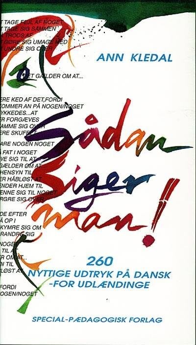 Billede af Sådan Siger Man! - Ann Kledal - Bog