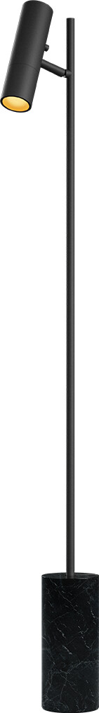 Sackit - Expo Gulvlampe - H131 Cm - Sort
