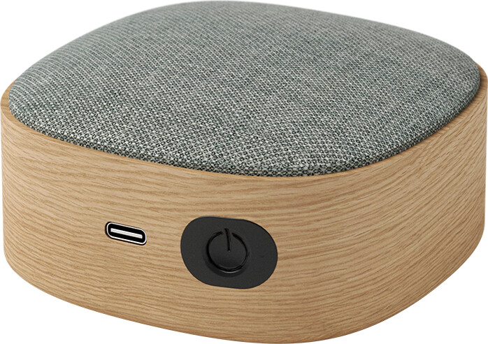 Sackit - Go Wood Transportabel Bluetooth Højtaler - Natur Eg