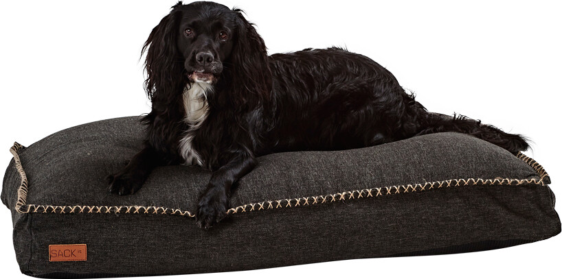 Sackit - Hundeseng Large - 120x80x15 Cm - Cobana Sort
