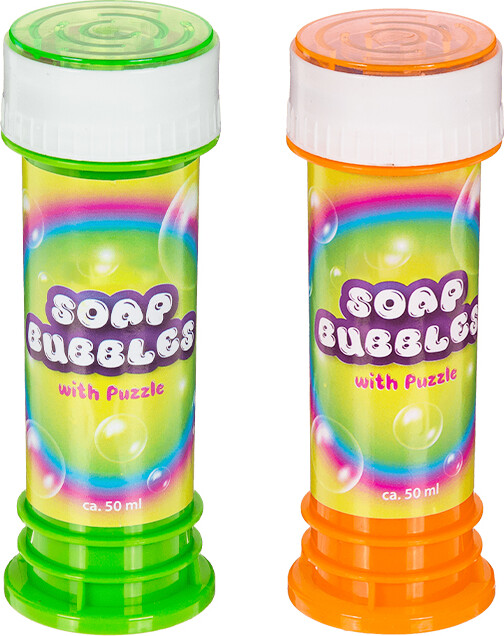 Sæbebobler Sæt Med Spil - 50 Ml - 2 Stk.