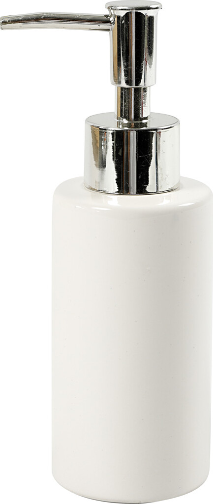 Sæbedispenser - H 16,5 Cm - ø 5,5 Cm - 150 Ml - Hvid - 1 Stk. billede