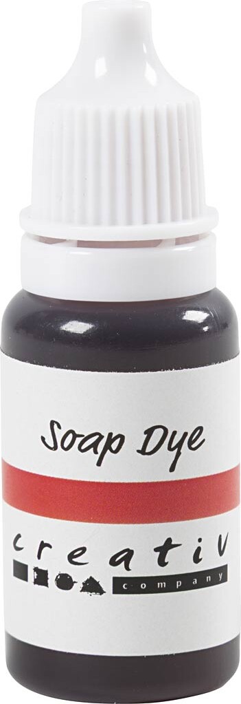 Sæbefarve - Rød - 10 Ml