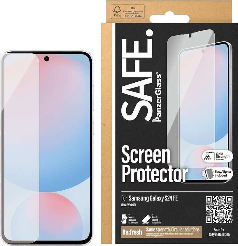 Safe By Panzerglass - Skærmbeskyttelse - Samsung Galaxy S24 Fe