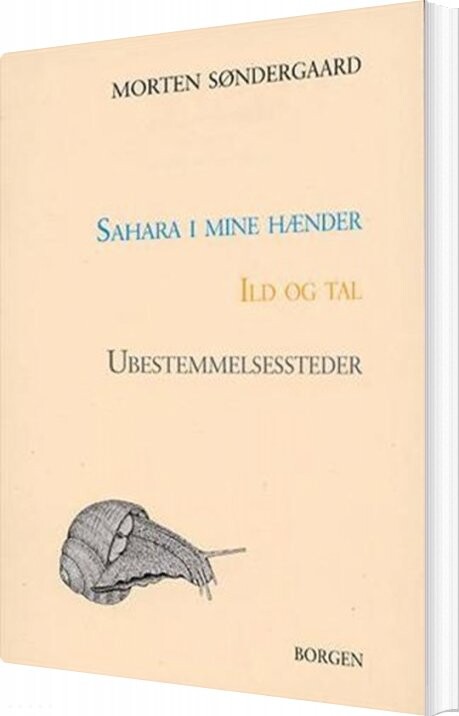 Billede af Sahara I Mine Hænder - Ild Og Tal - Ubestemmelsessteder - Morten Søndergaard - Bog
