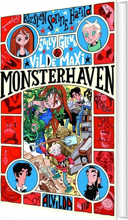 Billede af Sally, Glenn Og Vilde Maxi 3: Monsterhaven - Kirsten Sonne Harild - Bog hos Gucca.dk