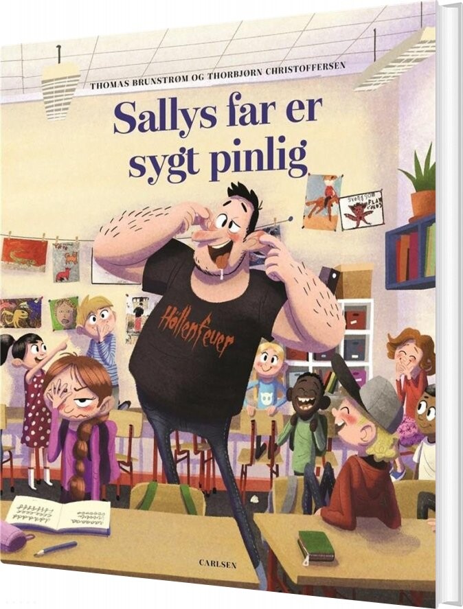Billede af Sallys Far Er Sygt Pinlig - Thomas Brunstrøm - Bog hos Gucca.dk