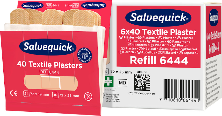 Salvequick - Plaster - 2 Størrelser - 6x40 Stk