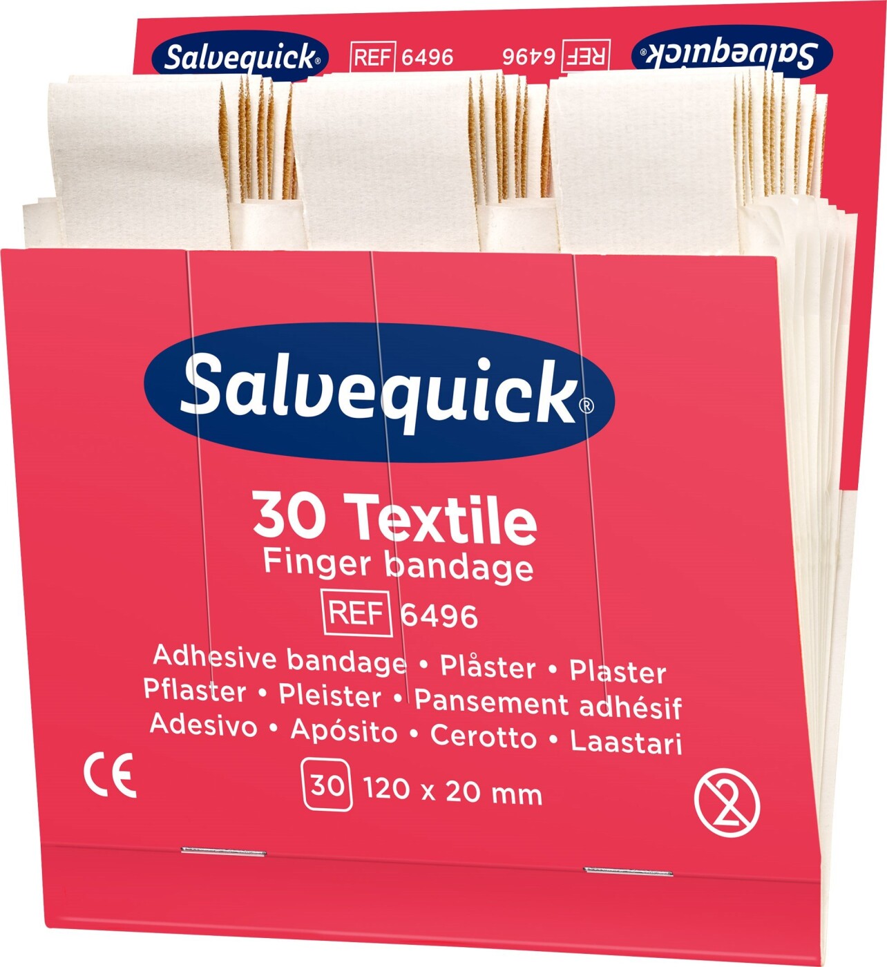 Salvequick - Plaster - Ekstra Lange - 30 Stk