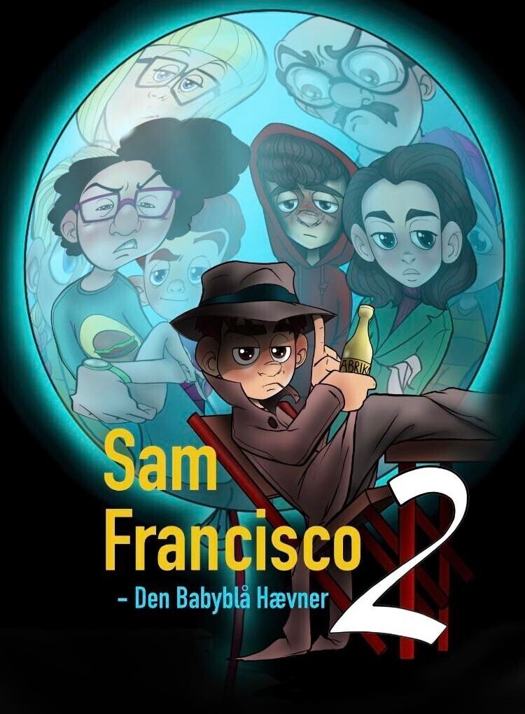 Sam Francisco - Den Babyblå Hævner - Kenneth Kirkeby - Bog