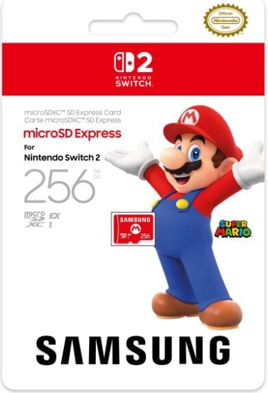 Samsung - Microsd Express Kort Til Nintendo Switch 2 - 256gb