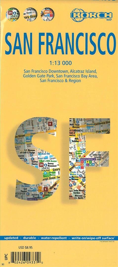 San Francisco - Borch Maps - English book